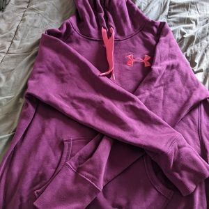 Purple underarmour hoodie